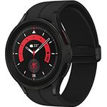 Samsung Galaxy Watch5 Pro Smartwatch, Gesundheits-Tracker, Sportuhr, Lange Akkulaufzeit, Bluetooth, 45 mm, Schwarz, 1 Jahr Verlängerung [Amazon ausgeschlossen] – Version FR