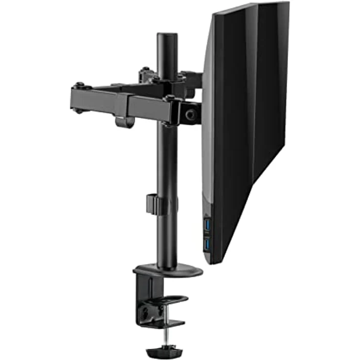 Superior Driak na Monitor 17-32" DUAL, VESA-kompatible TV-Halterung für 2 Monitore, neigbar und drehbar, max. Belastung 18 kg – Bild 6