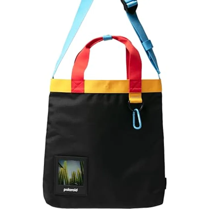 Recycled Ripstop Tote - Black/Multi