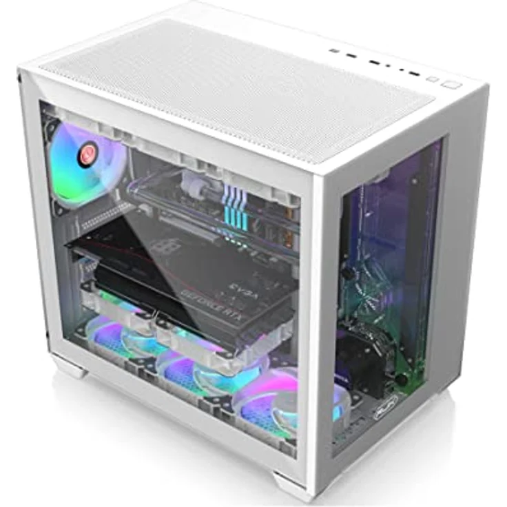 raijintek PC-Gehäuse PAEAN C7, ATX Formfaktor, Wasserkühlungspotenzial, USB-C 3.1, schwarz – Bild 6