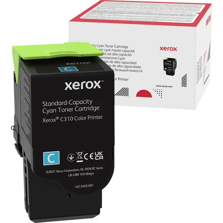 Xerox Original Toner Cyan 2000 Seiten, Modell 006R04357 für C310/C315 Farbdrucker