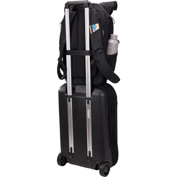 Thule Paramount Laptop-Rucksack 27L, schwarz, für Laptops bis 17 Zoll, wasserabweisend mit Rolltop-Verschluss und organisierten Fächern – Bild 13