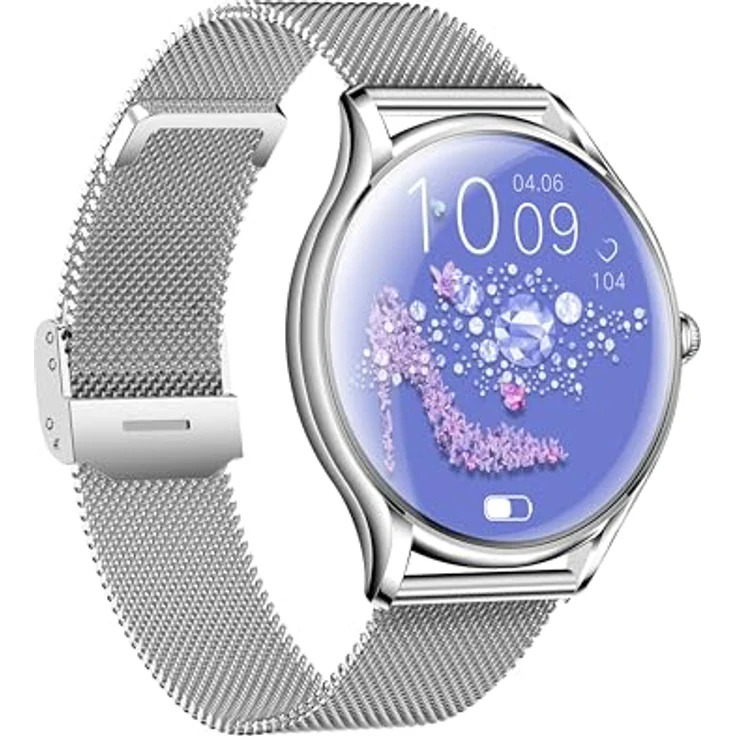 VALDUS VL55 PRO (2025) Silver, Gesundheitsuhr Smartwatch mit Telefoniefunktion, AMOLED Display, Schlankes Leichtgewicht – Bild 3