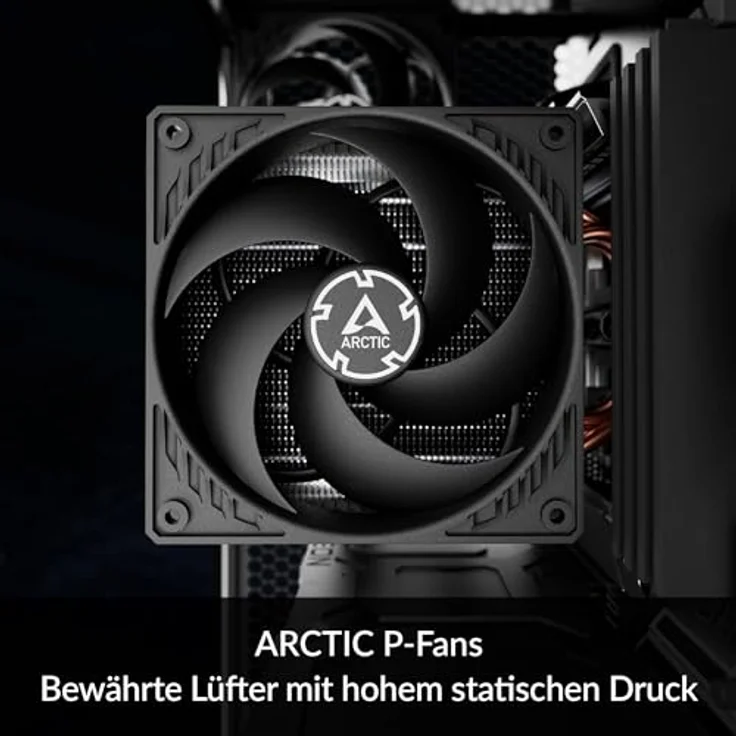 Arctic Freezer 36 CO CPU-Kühler, 120mm Luftkühler in Schwarz mit 2x 120-mm-PWM-CO Lüftern – Bild 6