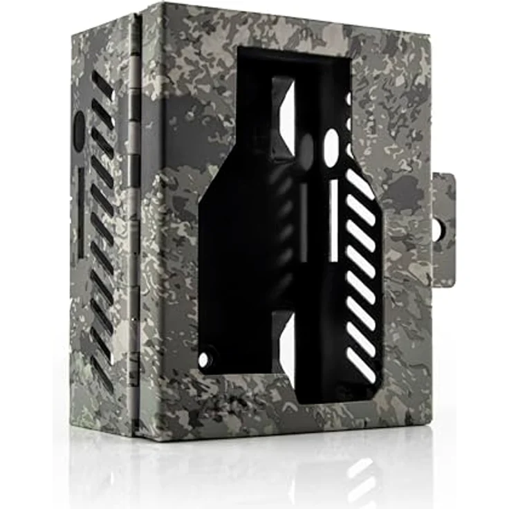 Zeiss Secacam 5 Metallgehäuse - Schutzgehäuse Wildkamera mit Bewegungsmelder Fotofalle Tierkamera Schutzbox Camouflage Nachtsichtgeräte Jagdkamera Gehäuse Schutz gegen Diebstahl – Bild 1