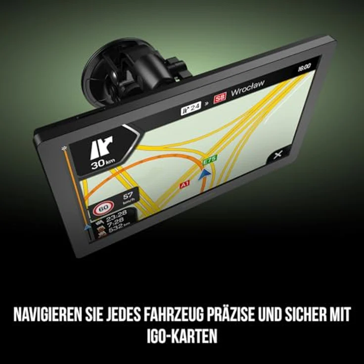 Modecom Navigation Freeway Cx 9.0, 9 Zoll GPS mit iGo Europa und 8 GB Speicher, schwarz – Bild 5