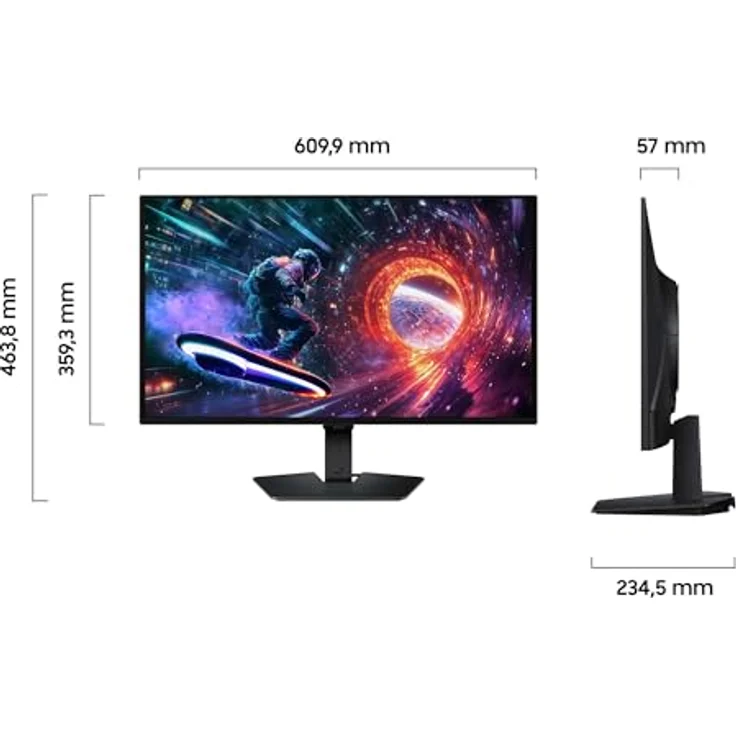 Samsung 27" Odyssey OLED G5 G50SF, QHD Gaming Monitor mit 180 Hz, 0,03 ms Reaktionszeit und Glare Free Technologie – Bild 6