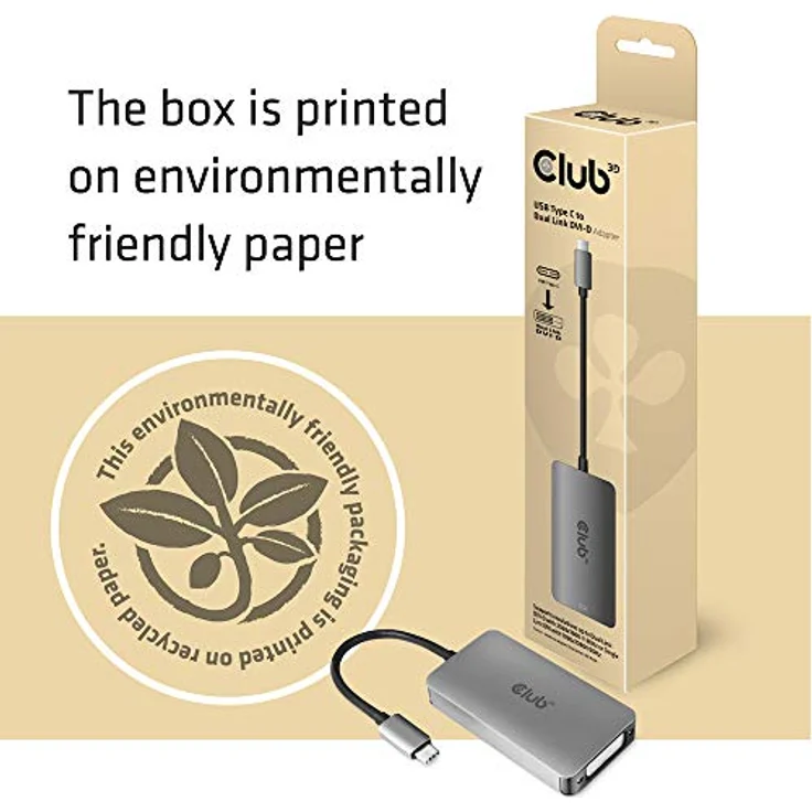 Club 3D USB Typ C zu Dual Link DVI-D Aktiver Adapter - Preisvergleich – Bild 5