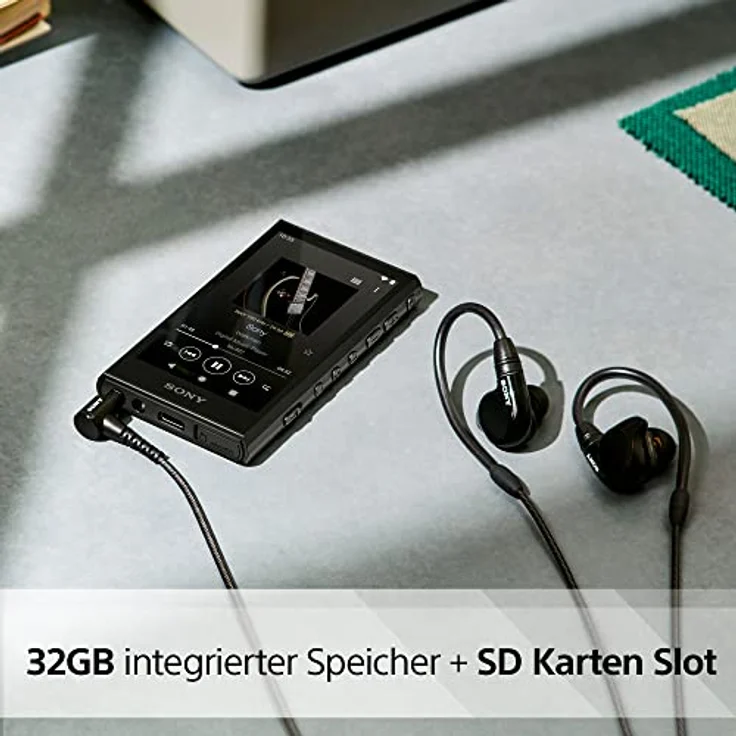 Sony Walkman NW-A306 Touchscreen MP3 Player - 32GB, Bis zu 36h Akkulaufzeit, Verbesserte Soundqualität, Wi-Fi-kompatibel für direkten Musikdownload & Musikstreaming, schwarz – Bild 5