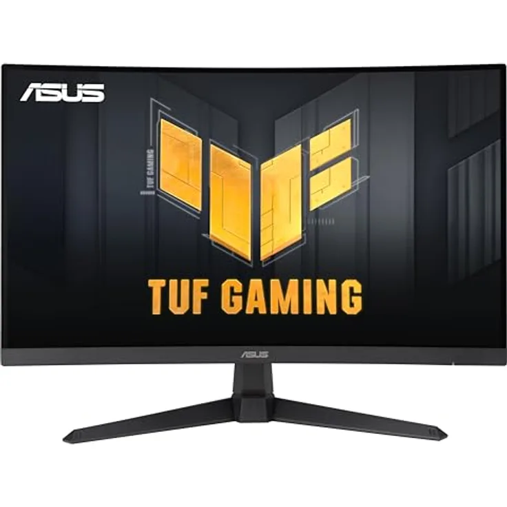 ASUS TUF Gaming VG27VQM1B - 27 Zoll Full HD Curved Monitor - 280 Hz, 1ms GtG, FreeSync, AdaptiveSync, 10-bit - Fast-VA Panel, 16:9, 1920x1080, DisplayPort, HDMI, Speaker