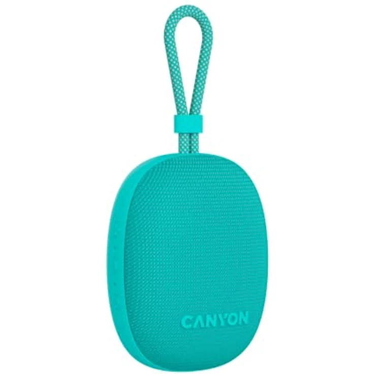 CANYON OnMove 12 Tragbarer kabelloser Lautsprecher, 5 W, IPX7 wasserdicht, Bluetooth 5.3, 12 Stunden Spielzeit, USB-C-Schnellladung, Minze – Bild 2