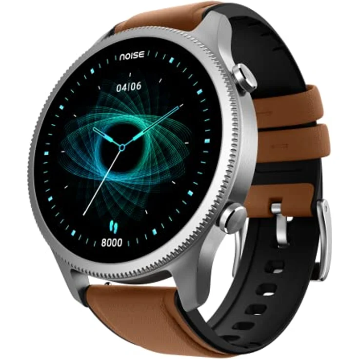 Noise NoiseFit Halo 1.43" AMOLED Display Smart Watch, Premium Metallic Build, 100 Sports Modes, Up to 7-Day Battery Life, BT v5.3 – Bild 1