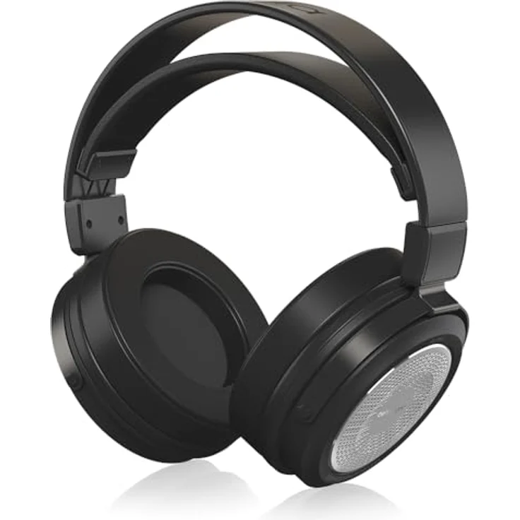 Behringer Alpha Retro-Stil Kopfhörer, Ohrumschließend mit 50-mm-Treibern, abnehmbares Audiokabel, inklusive 3,5 auf 6,3 mm Adapter und Hülle – Bild 4