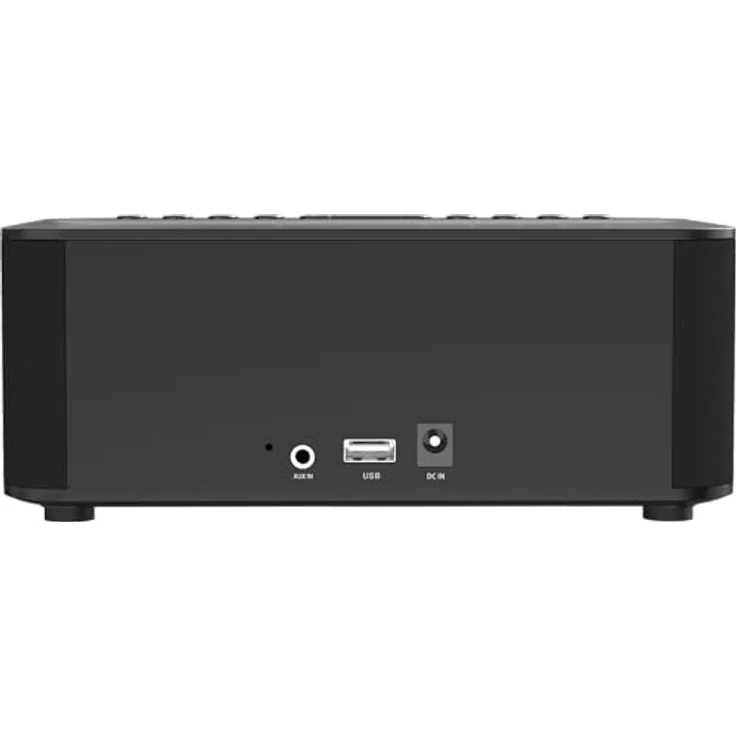 Kenwood CR-ST40DAB-B - Stereo Radiowecker mit 3 Weckzeiten, DAB+, UKW, Bluetooth, USB, Ladefunktion, großes Display, 5-stufig dimmbar, 6 Watt RMS, Stationsspeicher, Schwarz - Preisvergleich – Bild 4