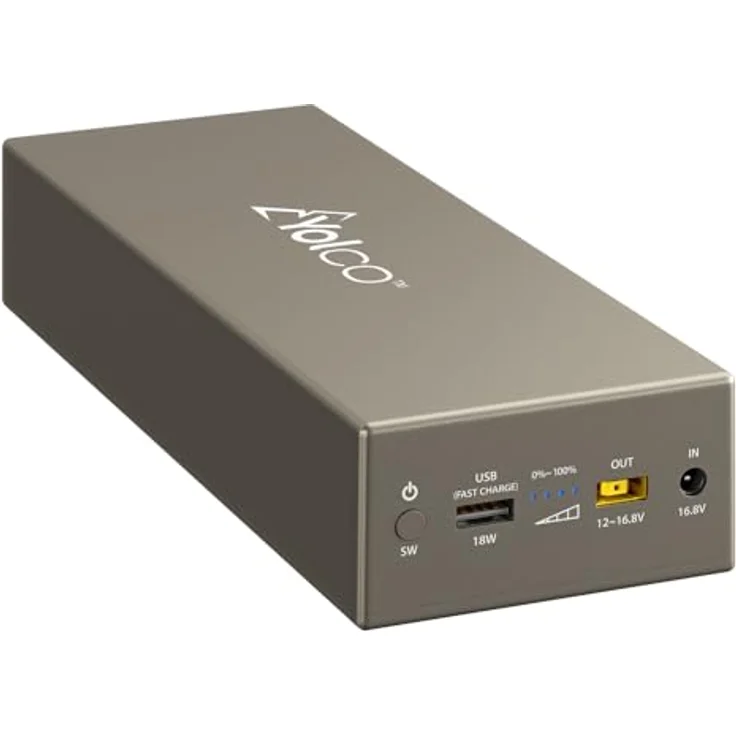 Yolco CSX5 Bateria zewnętrzna, Powerbank mit 13000 mAh und USB-A-Anschluss, schwarz – Bild 1