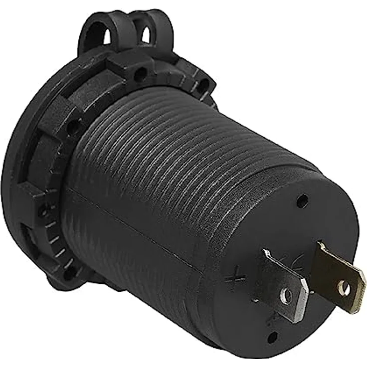 ProPlus USB A Doppelsteckdose 12V 24V, Einbau Ladegerät mit 2×2100 mA, Ø51,2 mm LED Kappe für PKW, LKW, Boot und Wohnmobil – Bild 2