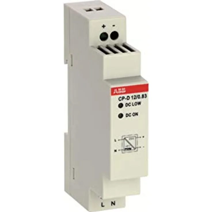 ABB CP-D DIN-Schienen Netzteil 10W, 100-240V AC, 24V DC, 420mA, Phasen getaktet