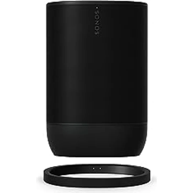 Sonos Move 2, Unser komplett überarbeiteter, leistungsstärkster tragbarer Speaker bietet dir überall intensiven Stereo Sound. (Black) – Bild 2