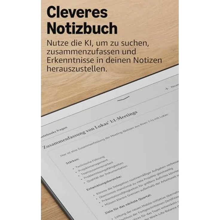 Amazon Kindle Scribe 2025 64 GB, 11-Zoll E-Book-Reader mit Frontlicht, integriertem Notizbuch und KI-Tools, dünn und leicht – Bild 4