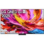 LG 100QNED86A6 TV 100 Zoll (254 cm) 4K QNED evo AI TV (α8 Gen2 4K AI Prozessor, webOS 25, 120Hz (VRR bis zu 144Hz)) [Modelljahr 2025] - 100 Zoll 4K QNED evo AI TV, α8 Gen2 Prozessor, webOS 25, Flüssiges Gaming bis 4K @ 144Hz