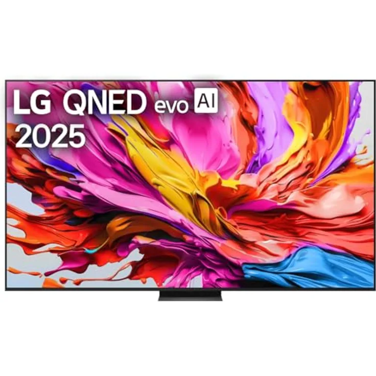 LG 100QNED86A6 TV 100 Zoll (254 cm) 4K QNED evo AI TV (α8 Gen2 4K AI Prozessor, webOS 25, 120Hz (VRR bis zu 144Hz)) [Modelljahr 2025] - 100 Zoll 4K QNED evo AI TV, α8 Gen2 Prozessor, webOS 25, Flüssiges Gaming bis 4K @ 144Hz