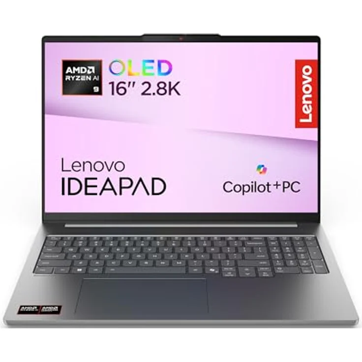 LENOVO IdeaPad Pro 5 16AGP11, 16 Zoll Laptop mit AMD Ryzen™ AI 9 465, 32 GB RAM, 1 TB SSD, Radeon™ 880M, Windows 11 Pro, grau – Bild 1