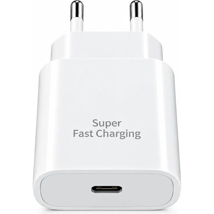 Ventarent 25 W USB-C Netzadapter für Samsung Galaxy S24 Serie, 3 A, Weiß