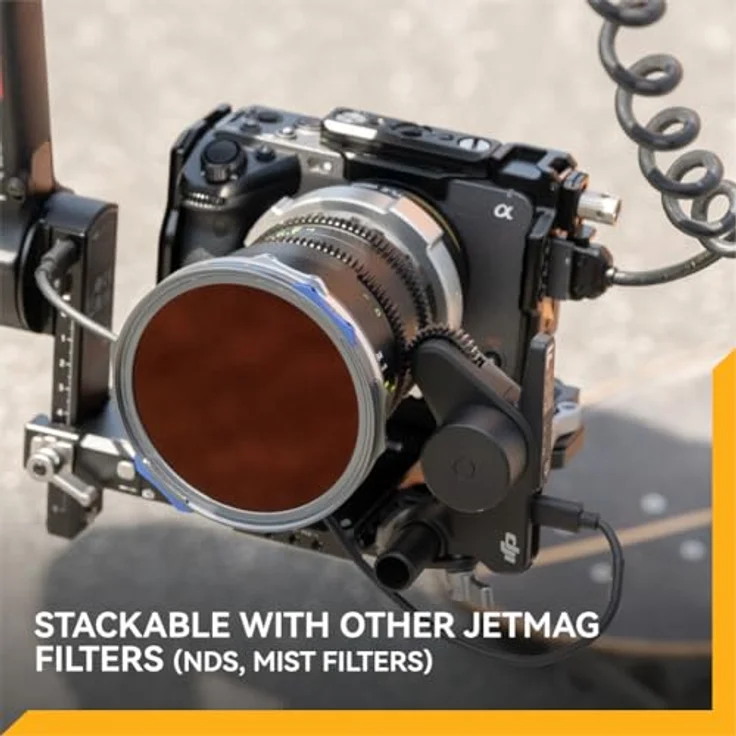 NiSi JetMag Pro VND Mist Creator Kit (82MAG), variabler ND-Filter mit 1-5 Blendenstufen, 1/8 Black Mist Diffusionsfilter, integrierter Pol-Filter, für 67mm-82mm Objektive – Bild 7