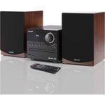 Sharp XL-B512(BR) Home-Stereoanlage Heim-Audio-Mikrosystem (CD Player, 1x 45 W), Stereoanlage, Braun