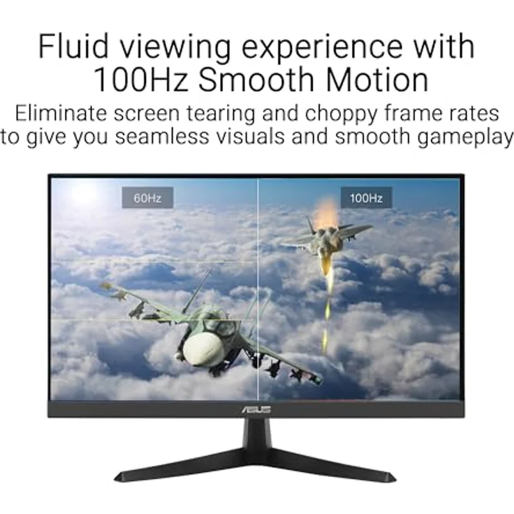ASUS Eye Care VY229HF 22 Zoll Full HD Monitor, 100 Hz, 1ms MPRT, AdaptiveSync, GamePlus - IPS Panel, Schwarz – Bild 3