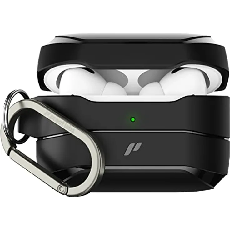 Proof Labs S10 Flexshell, Hülle für Apple AirPods Pro, geeignet für kabelloses Aufladen, schwarz
