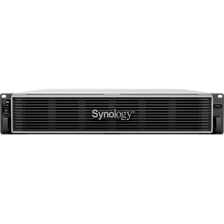 Synology FlashStation FS6420, 2U All-Flash Speicherserver mit AMD EPYC 7303, 64 GB DDR4, 24 Einschübe für 2,5 Zoll SSDs