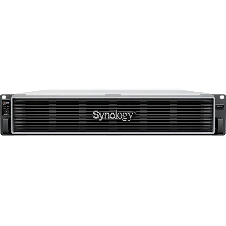 Synology FlashStation FS6420, 2U All-Flash Speicherserver mit AMD EPYC 7303, 64 GB DDR4, 24 Einschübe für 2,5 Zoll SSDs