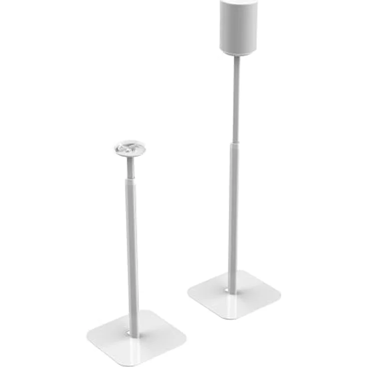 Flexson Essentials Verstellbare Bodenständer für Sonos Era 100, Weiß, 1 Paar - Höhenverstellbar für perfekte Ausrichtung – Bild 2