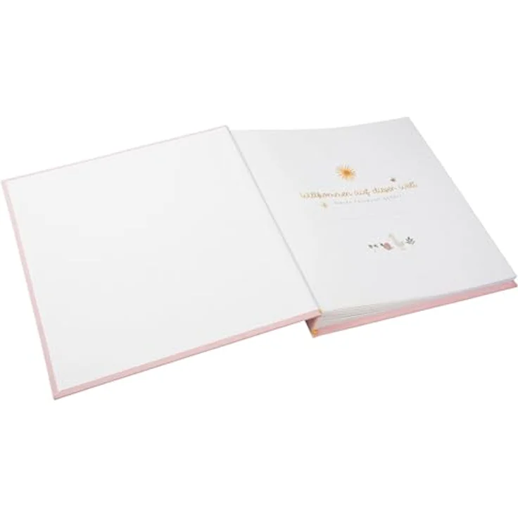 goldbuch Babyalbum Wolkenpoesie, 30x31 cm mit 6 farbigen illustrierten Seiten, rosa – Bild 4