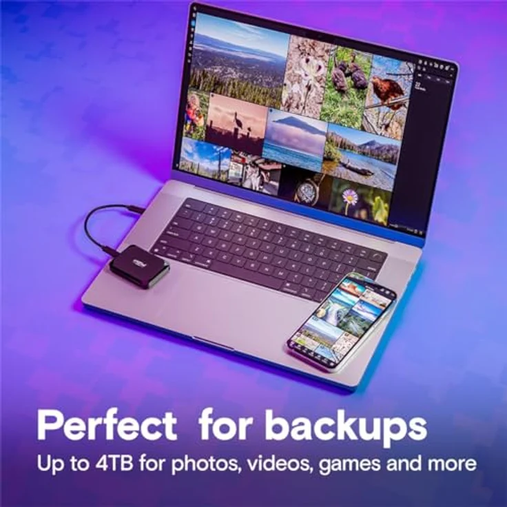 Crucial X9 (4000 GB), Externe SSD, Schwarz – Bild 5