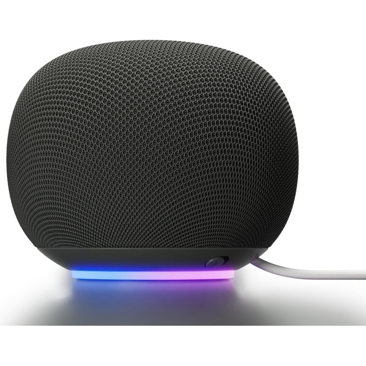 Google Home Speaker, Oval, Schwarz, Hazel, Kunststoff, Verkabelt & Kabellos, Wi-Fi 6 (802.11ax)