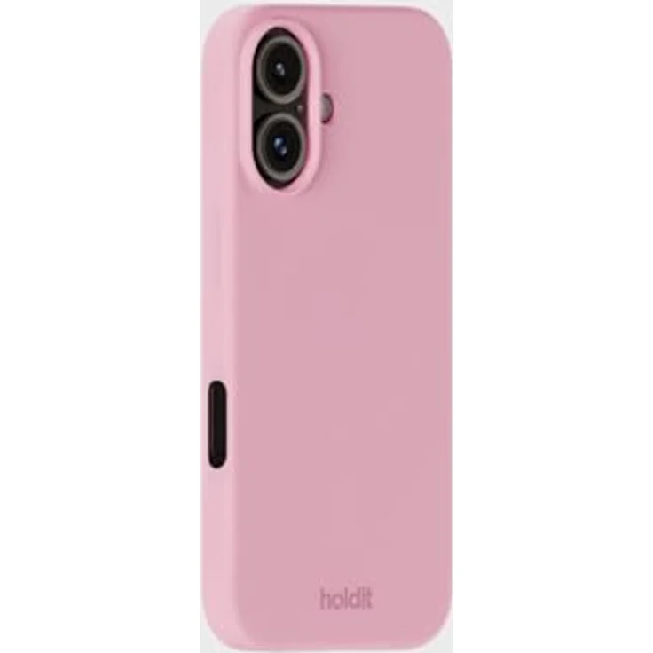 holdit Silikonhülle iPhone 16-0,8mm Ultra dünn Handyhülle Silikon - Trendy Slim Silicone case mit Voller Schutz (erhöhte Kante für Kameraschutz) - Pink – Bild 2