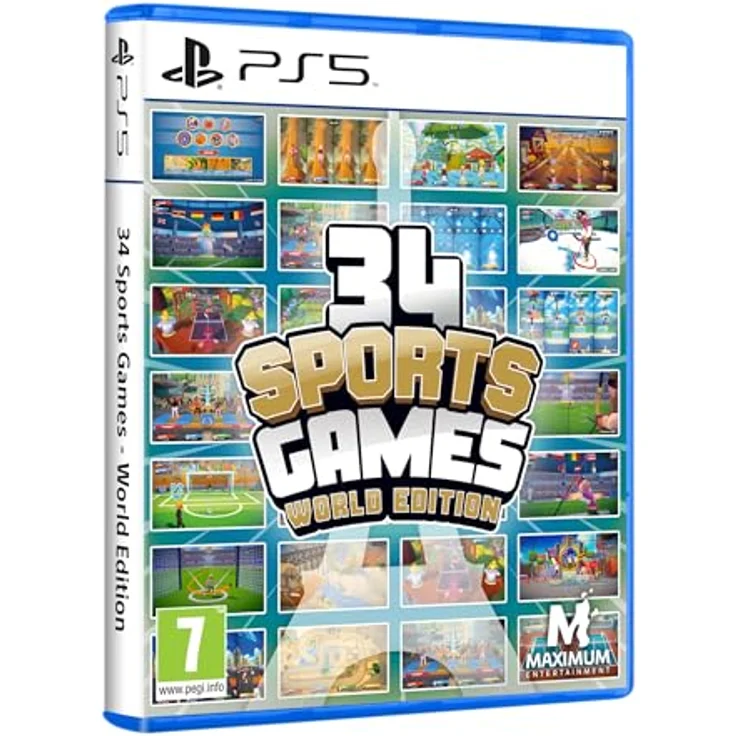 Maximum Entertainment 34 Sportspiele - World Edition (PS5) - Verbesserte Version mit überarbeitetem Design und neuen Spielen – Bild 2