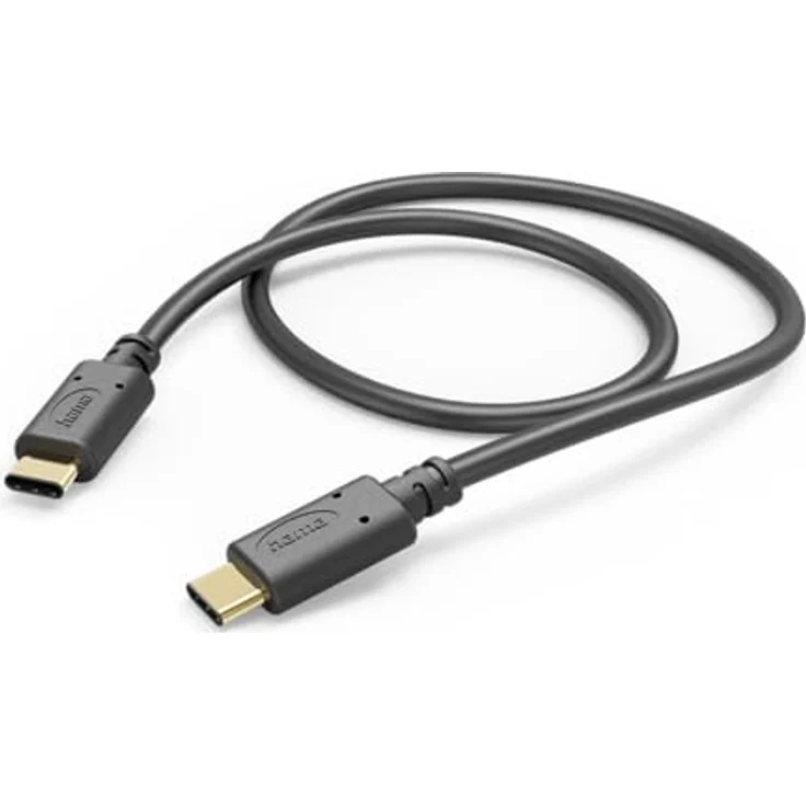 Hama Ladekabel, USB-C - USB-C, 1,5 m, Schwarz – Bild 1