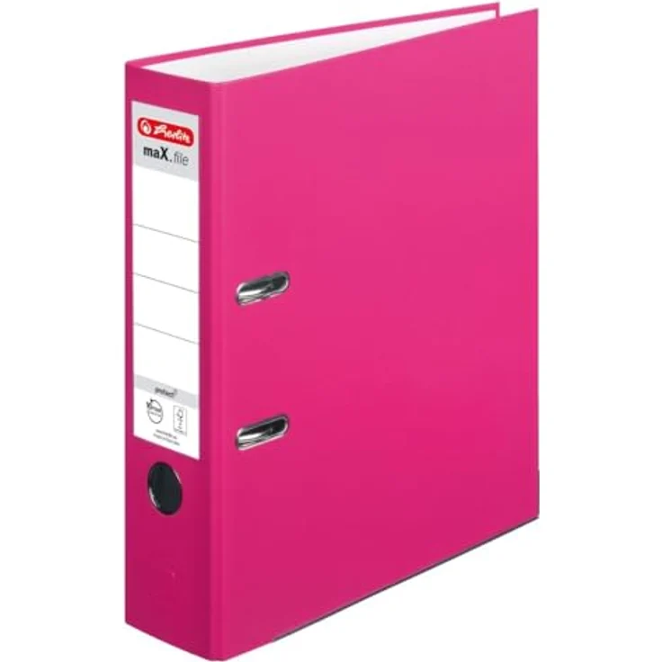 Herlitz Aktenordner maX.file protect, breit, DIN A4, mit Griffloch und Kantenschutz – Bild 3