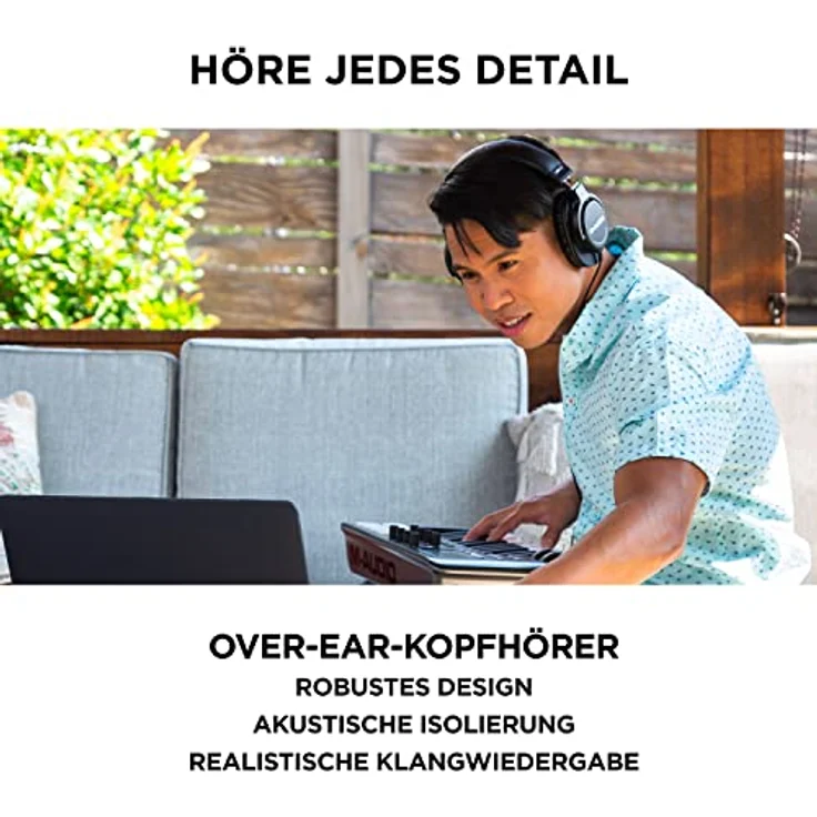 M-Audio - Komplettes Aufnahmepaket ? USB Audio Interface, Mikrofon, Shock Mount, Kabel, Kopfhörer und Software Suite - AIR 192 | 4 Vocal Studio Pro - Preisvergleich – Bild 5