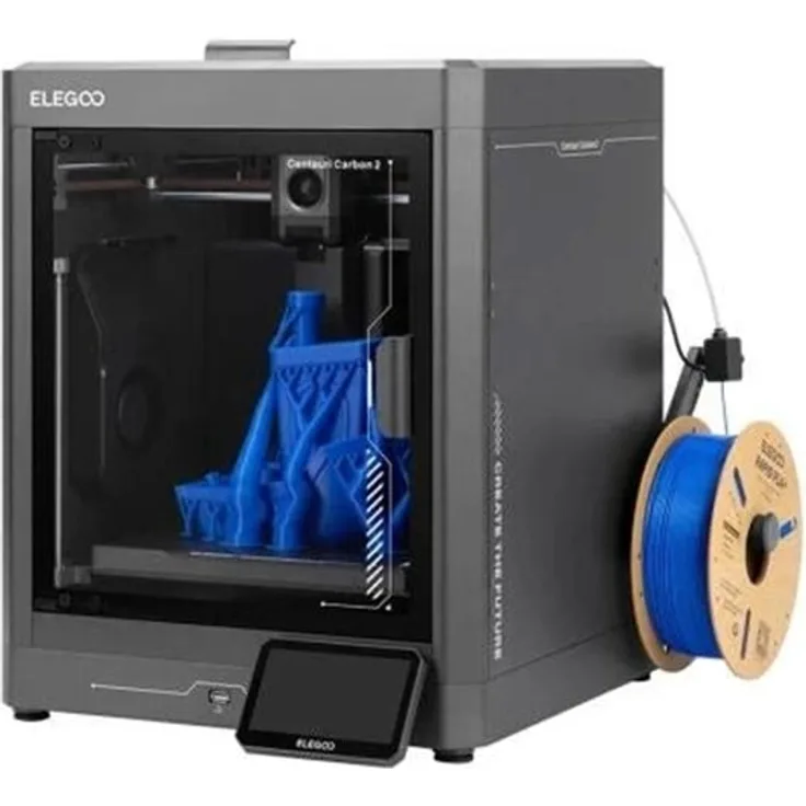 Elegoo Centauri Carbon 2, 3D Drucker mit CoreXY Design, 256x256x256 mm Bauvolumen, 350°C Düsentemperatur, automatische Kalibrierung und Touchscreen