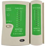 LogiLink Kabeltester RJ11, RJ12, RJ45 mit Remote Einheit