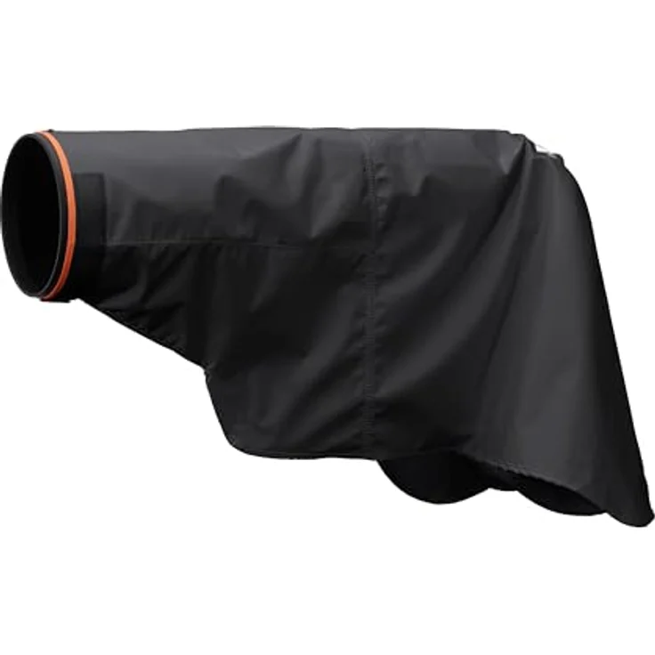 Sony LCR-EL, Große, wetterfeste Regenhülle für Kamera & Objektiv, atmungsaktives Material, Sichtfenster, Schnellverschluss, Regenschutz, Schwarz – Bild 1
