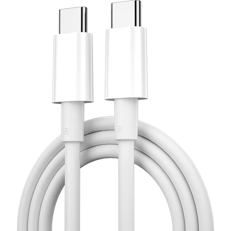 WiWU Classic Serie USB Kabel Wi-C008, USB C auf USB C, 100W Schnellladung, weiß