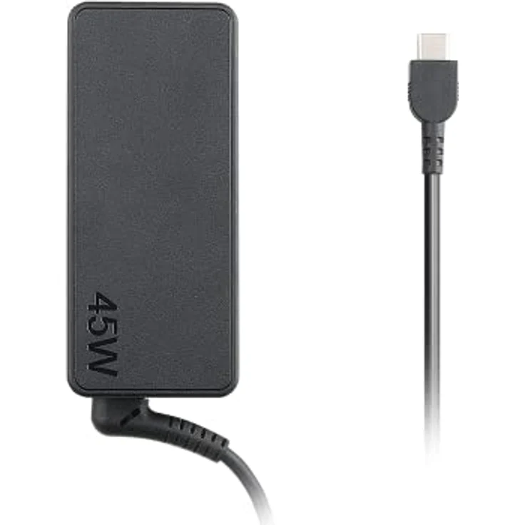Lenovo USB-C 45W Adapter (A), kompaktes Notebook Netzteil mit 45 W Ausgangsleistung, Schwarz – Bild 2