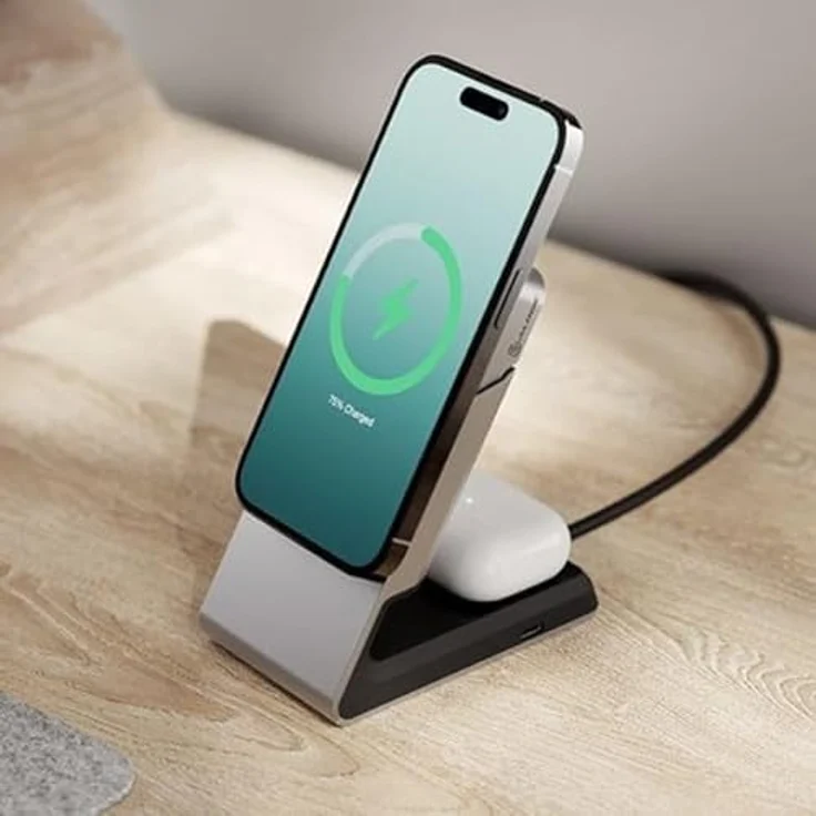 Alogic MSCDD, Wireless Charger, Schwarz - Kabelloses Aufladen, Schnellladung – Bild 3