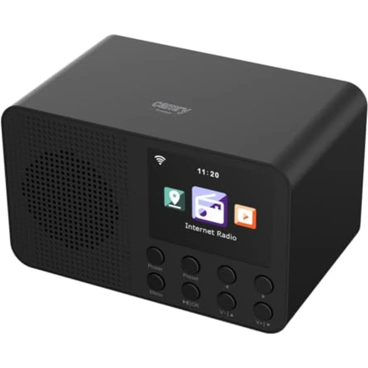 Camry CR 1918, Tragbares Internet-Radio mit Bluetooth und WLAN, transparent, EU Plug 220V – Bild 1