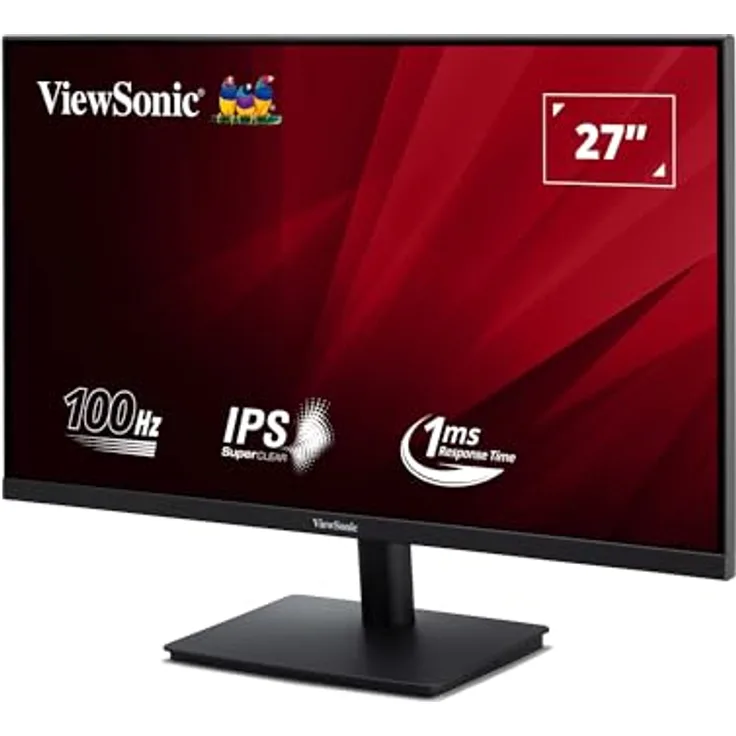 ViewSonic VA270-H-2 27“ Full HD Monitor, 100Hz, 1ms Reaktionszeit, SuperClear® IPS Panel, HDMI/VGA
